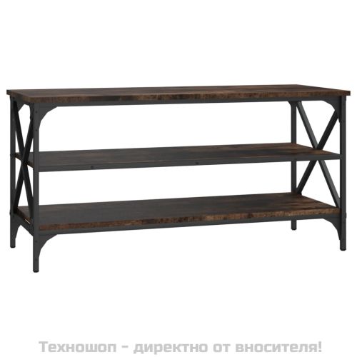 ТB шкаф, опушен дъб, 100x40x50 см, инженерно дърво