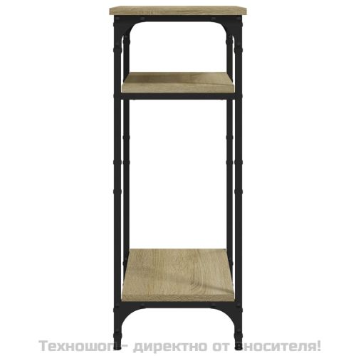 Странична маса, дъб сонома, 40x30x75 см, инженерно дърво