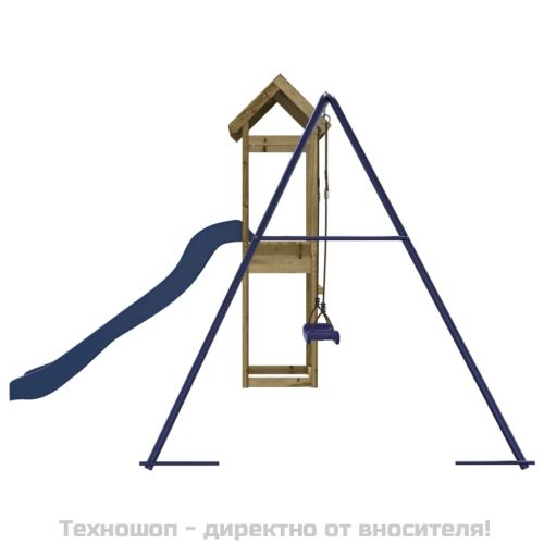 Комбинирано детско съоръжение за игра, импрегниран бор