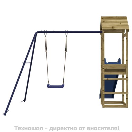 Комбинирано детско съоръжение за игра, импрегниран бор