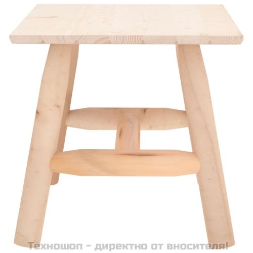 Странична маса, 49x49x50 cм, смърч масив