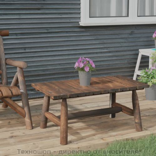 Кафе маса, 90x50x41 см, смърч масив