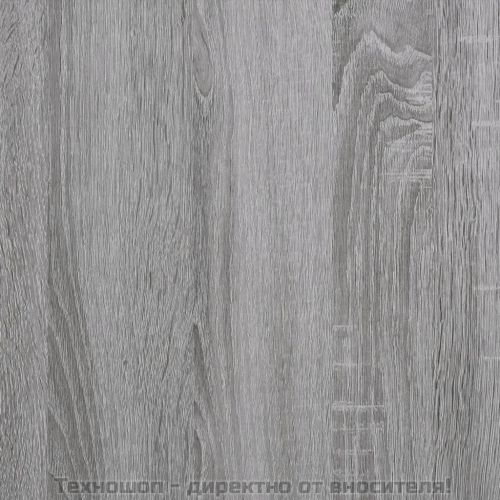 Бюро с чекмеджета, сив сонома, 102x50x76 см, инженерно дърво