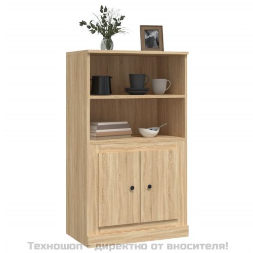 Висок шкаф, сонома дъб, 60x35,5x103,5см, инженерно дърво