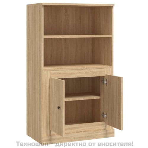 Висок шкаф, сонома дъб, 60x35,5x103,5см, инженерно дърво