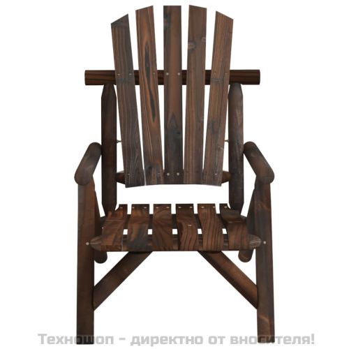 Градински стол, 68x86x103 см, масивен смърч