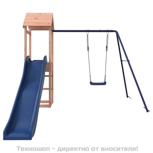 Комбинирано детско съоръжение, масивна дугласка дървесина