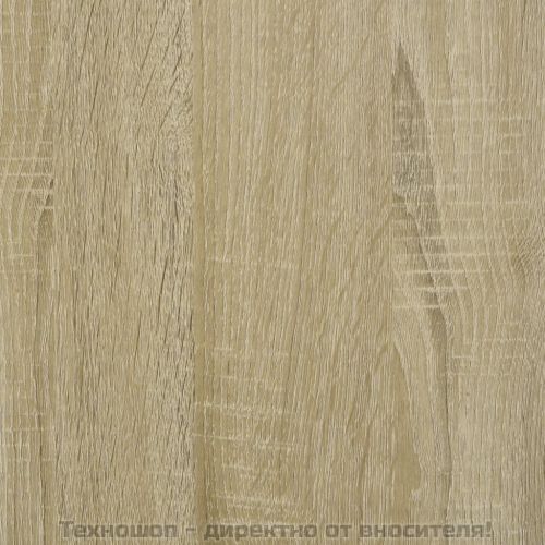 Бюро с рафтове, сонома дъб, 102x45x148 см, инженерно дърво