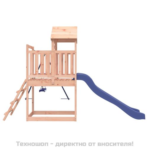 Комбинирано детско съоръжение, масивна дугласка дървесина