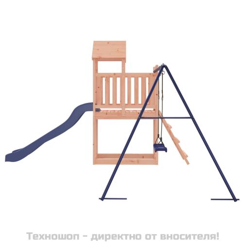 Комбинирано детско съоръжение, масивна дугласка дървесина