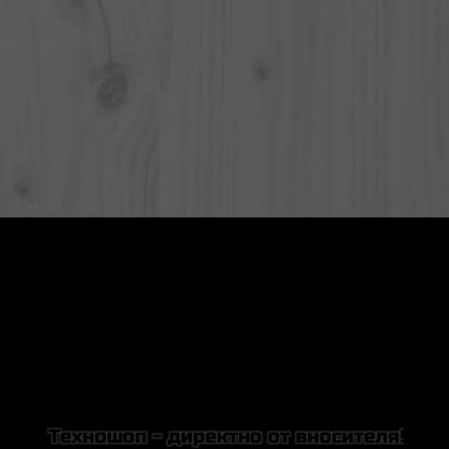 Градинска маса, сива, 159,5x82,5x110 см, борово дърво масив