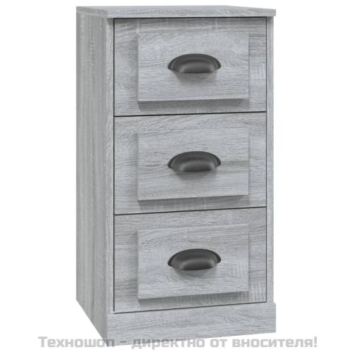 Сайдборд, сив сонома, 36x35,5x67,5 см, инженерно дърво