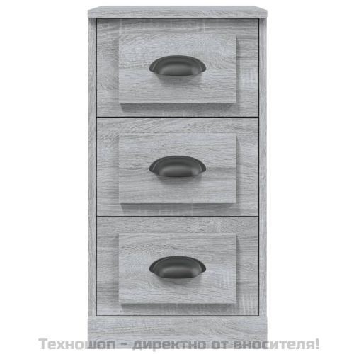 Сайдборд, сив сонома, 36x35,5x67,5 см, инженерно дърво