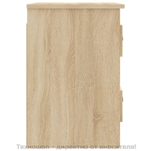 Нощни шкафчета за стенен монтаж 2 бр сонома дъб 41,5x36x53 см