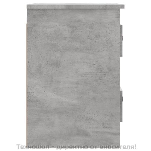 Нощни шкафчета за стенен монтаж 2 бр бетонно сиви 41,5x36x53 см