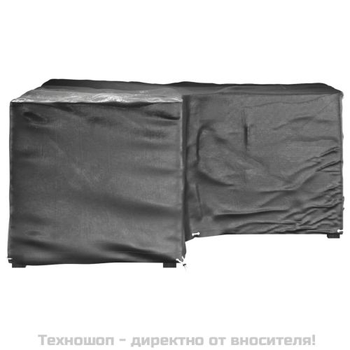 Покривала за ъглови градински мебели 2 бр 12 капси 185x185x90см
