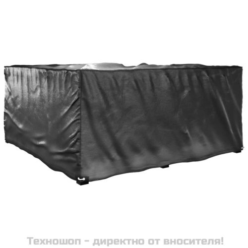 Покривала за ъглови градински мебели 2 бр 12 капси 185x185x90см