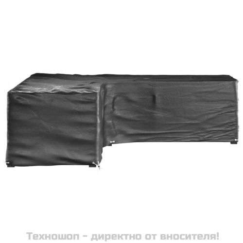 Покривала за ъглови градински мебели 2 бр 16 капси 285x285x70см