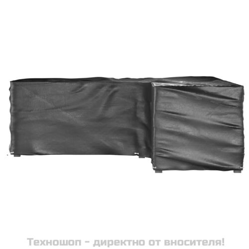 Покривала за ъглови градински мебели 2 бр 16 капси 285x285x90см