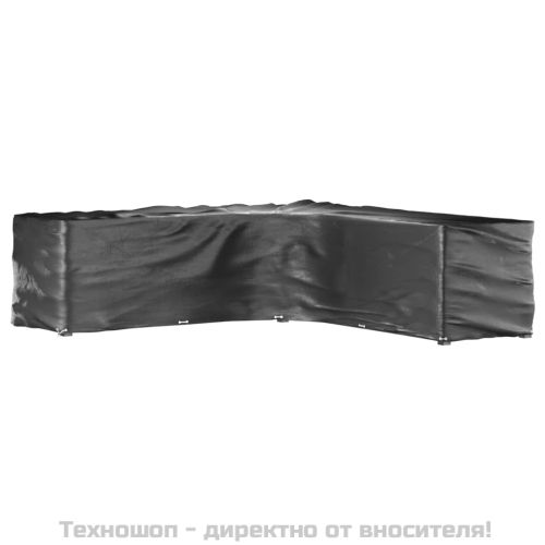 Покривала за ъглови градински мебели 2 бр 20 капси 300x300x90см