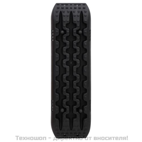 Тягови дъски, 2 бр, черни, 106х30,5х7 см, найлон