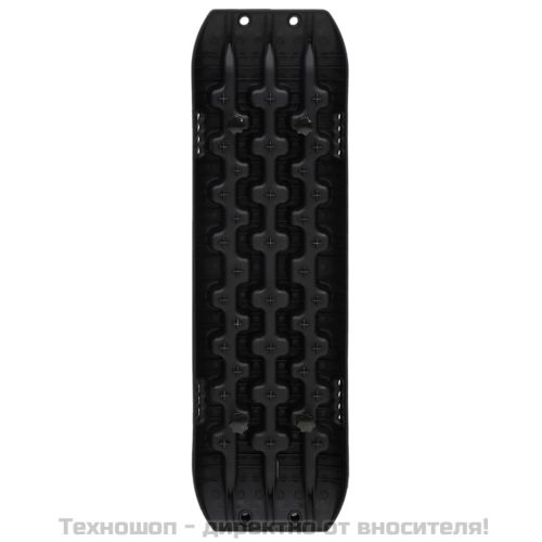 Тягови дъски, 2 бр, черни, 106х30,5х7 см, найлон