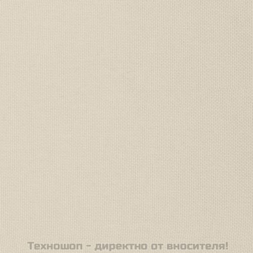 Релакс стол, кремав, текстил