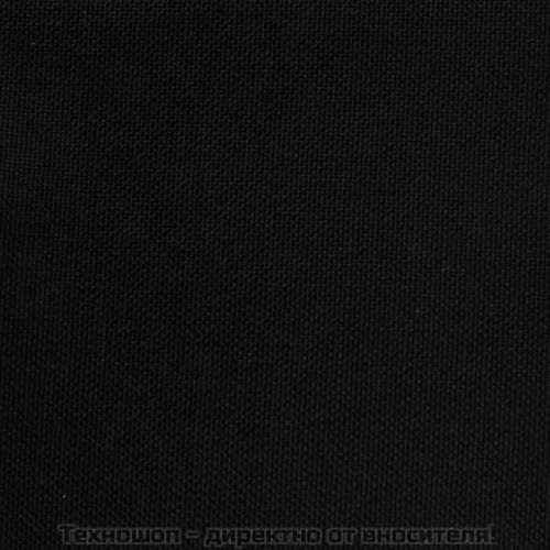 Релакс стол, черен, текстил