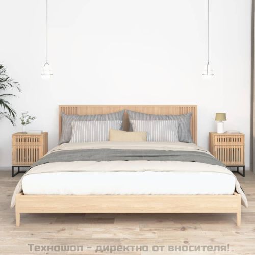 Нощни шкафчета, 2 бр, 40x30x55,5 см, инженерно дърво