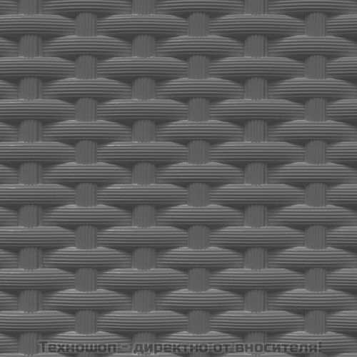 Кашпи, 2 бр, черни, 30x30x37 см, полипропилен