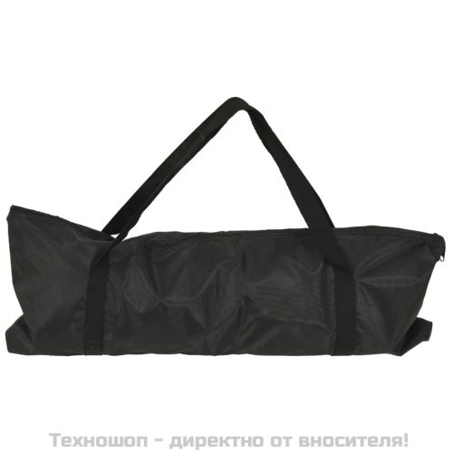 Мрежа за бадминтон, жълто и черно, 600x155 см, PE плат