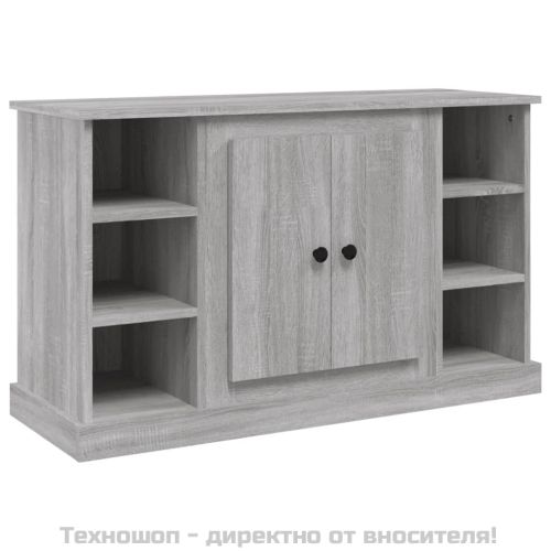 Сайдборд, сив сонома, 100x35,5x60 см, инженерно дърво