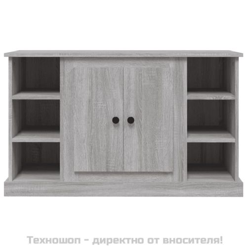 Сайдборд, сив сонома, 100x35,5x60 см, инженерно дърво