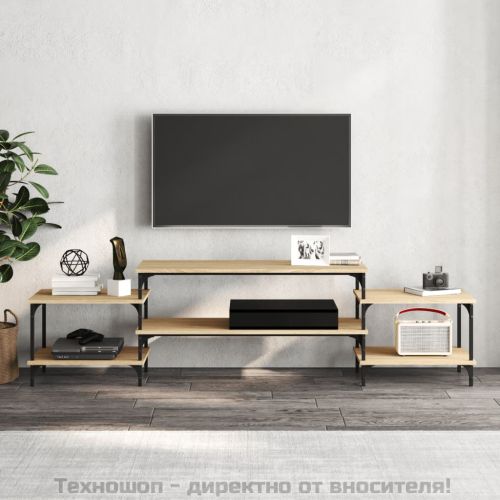 ТB шкаф, дъб сонома, 197x35x52 дсм, инженерно дърво