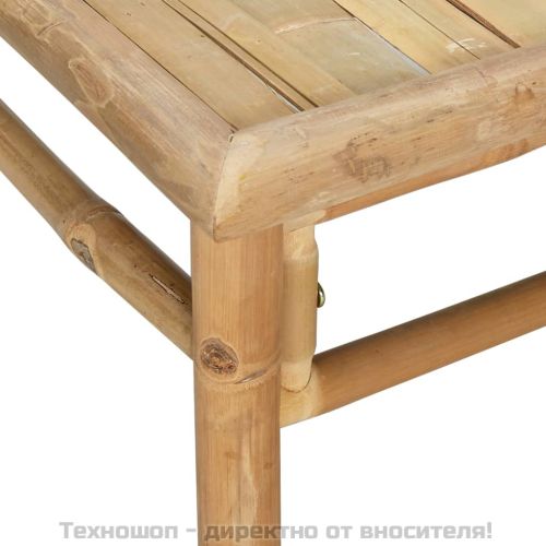 Градинска маса 65x55x30 см бамбук