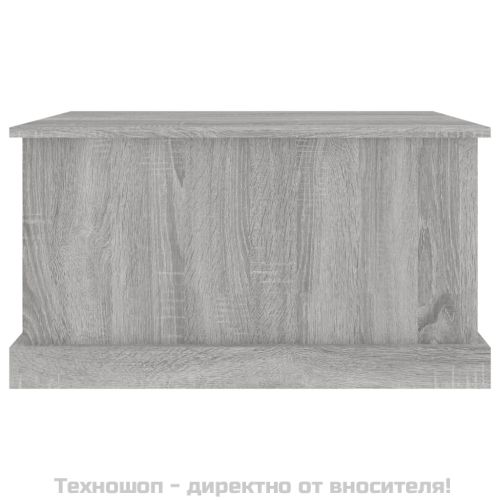 Кутия за съхранение, сив сонома, 70x40x38 см, инженерно дърво