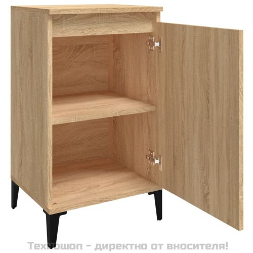 Нощни шкафчета, 2 бр, сонома дъб, 40x35x70 см, инженерно дърво