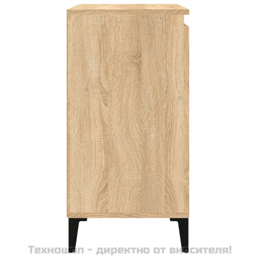 Нощни шкафчета, 2 бр, сонома дъб, 40x35x70 см, инженерно дърво