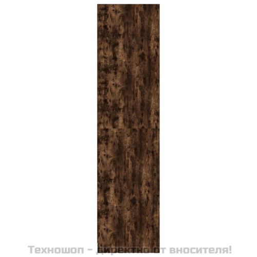 Гардероб, опушен дъб, 100x50x200 см, инженерно дърво