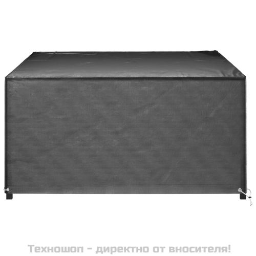 Покривало за градински мебели 12 капси 230x165x80см правоъгълно