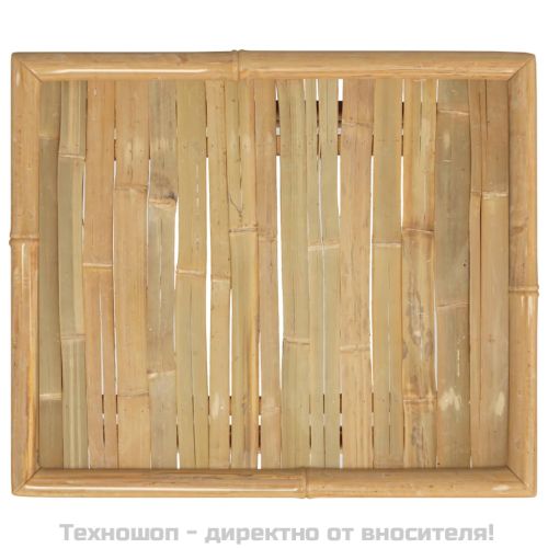 Градинска маса 65x55x30 см бамбук
