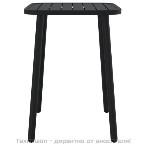 Градинска маса антрацит 50x50x71 cм стомана