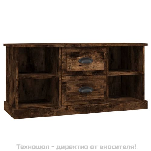 ТB шкаф, опушен дъб, 99,5x35,5x48 см, инженерно дърво