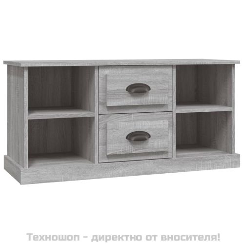 ТB шкаф, сив сонома, 99,5x35,5x48 см, инженерно дърво