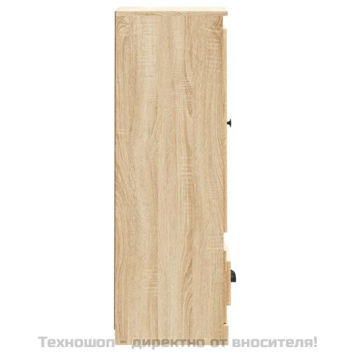 Висок шкаф, дъб сонома, 36x35,5x103,5 см, инженерно дърво