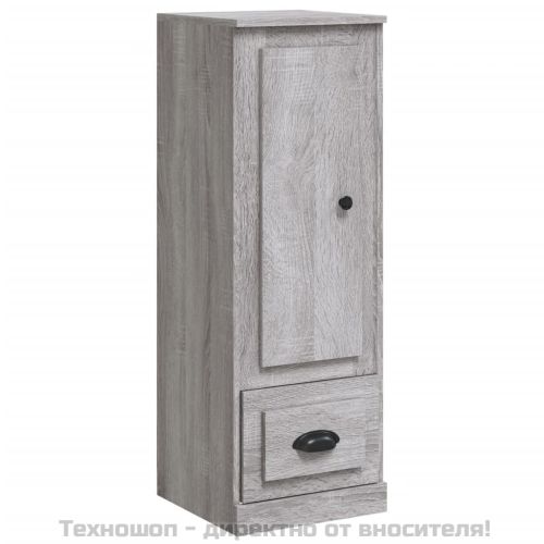 Висок шкаф, сив сонома, 36x35,5x103,5 cm, инженерно дърво