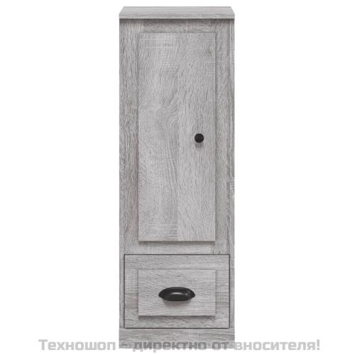 Висок шкаф, сив сонома, 36x35,5x103,5 cm, инженерно дърво
