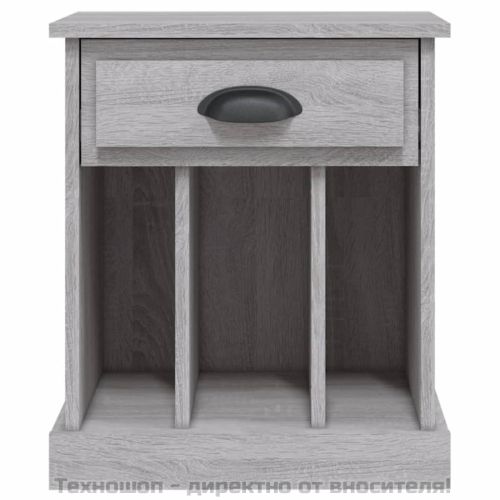 Нощни шкафчета, 2 бр, сив сонома, 43x36x50 см