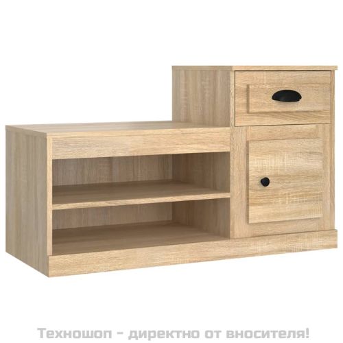 Шкаф за обувки, дъб сонома, 100x42x60 см, инженерно дърво