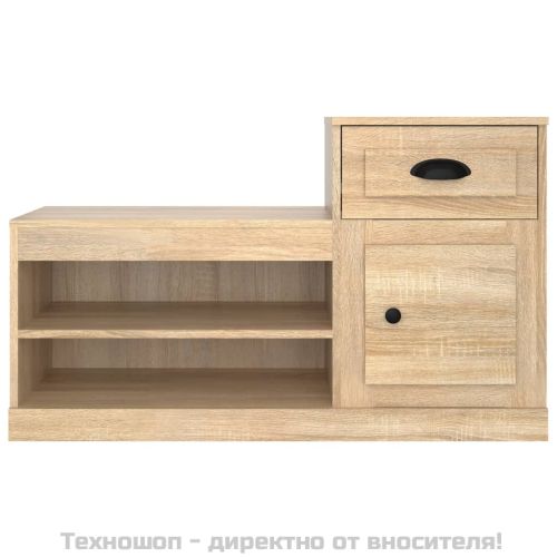 Шкаф за обувки, дъб сонома, 100x42x60 см, инженерно дърво